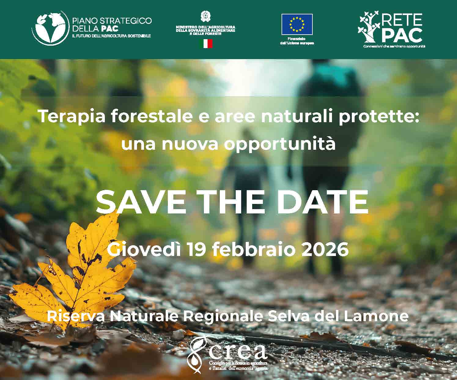 Terapia forestale e aree naturali protette: una nuova opportunità