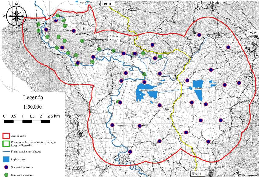 Carta delle Stazioni di lancio