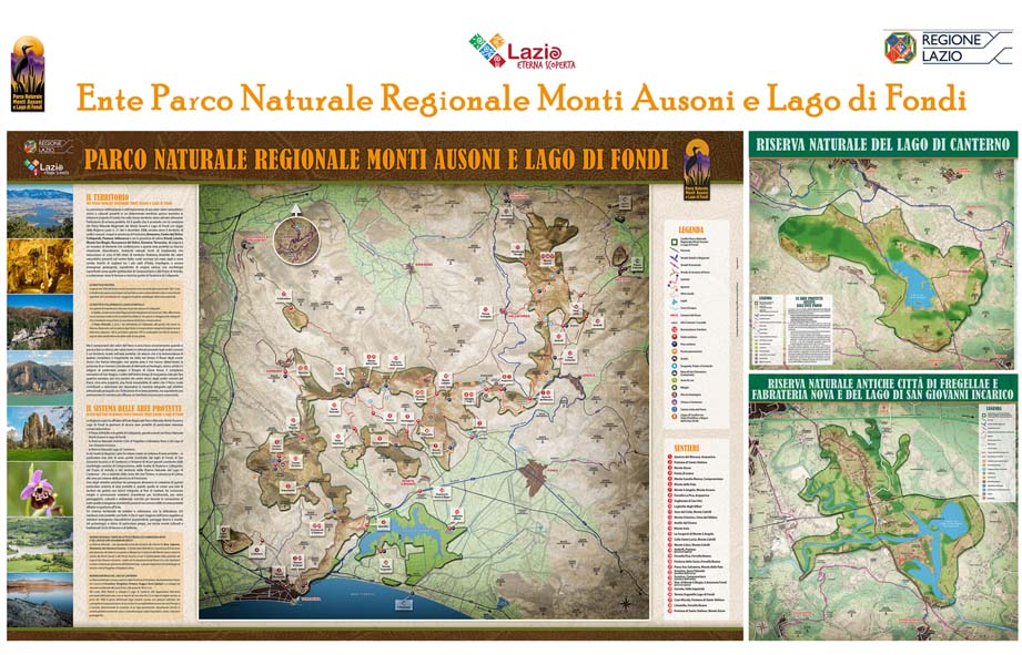 Mappa Del Parco E Delle Riserve Naturali Cartellonistica